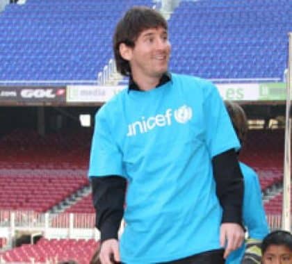 Lionel Messi, nouvel ambassadeur de l’UNICEF
