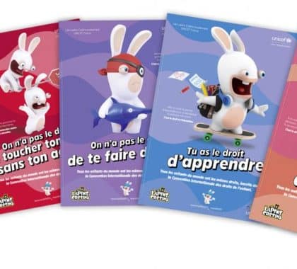 Apprendre le consentement dès le plus jeune âge, la nouvelle mission des Lapins Crétins pour aider l’UNICEF