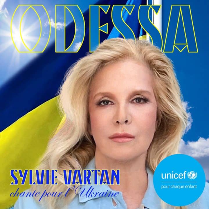 Pochette de l'album solidaire de Sylvie Vartan: 