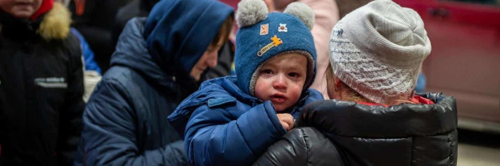 Photo d'illustration prise en Slovaquie, près de la frontière avec l'Ukraine, le 26 février 2022.