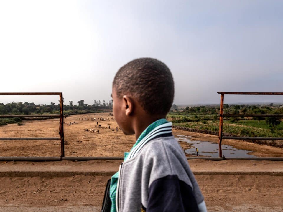 La rivière Manabovo est complétement asséchée. Ces images ont été prises il y a quelques semaines à Tsiombe, au sud de Madagascar.