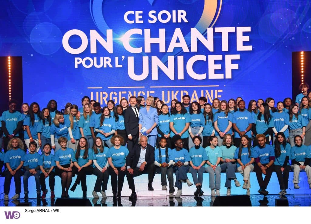 W9 CE SOIR ON CHANTE POUR L'UNICEF