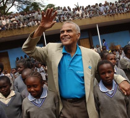 Disparition de l’ambassadeur de l’UNICEF, Harry Belafonte