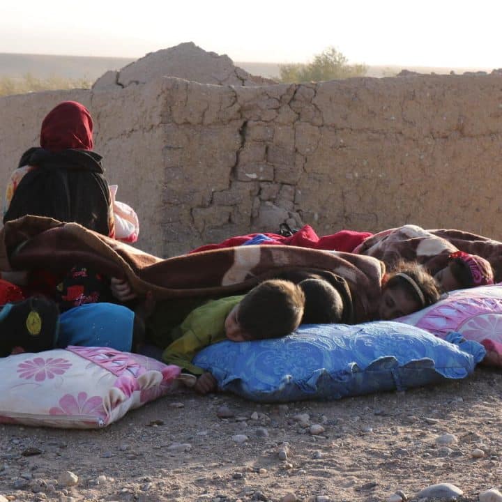 Afghanistan séisme enfants couverture