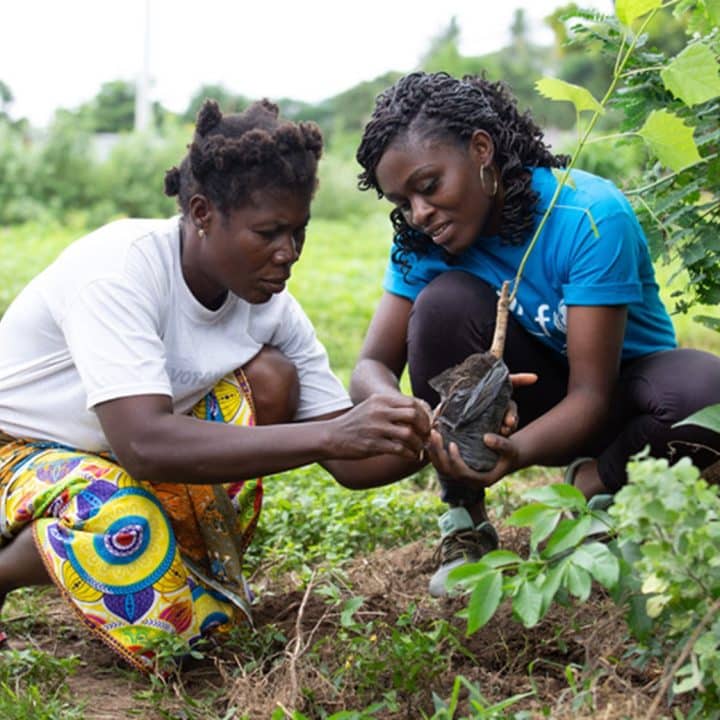 Esther Emmanuela N'gbo, 24 ans, défend le projet 