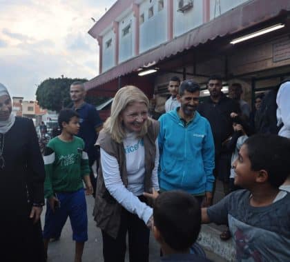 Déclaration de la directrice générale de l’UNICEF, Catherine Russell, lors de sa visite à Gaza