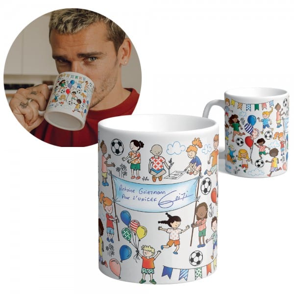 Le mug Antoine Griezmann pour l'UNICEF