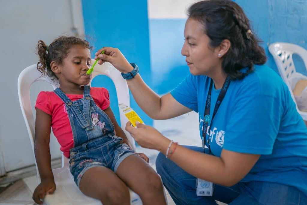 Selon le ministère de la santé, environ 110 000 enfants de moins de 5 ans au Pérou risquent de souffrir de malnutrition aiguë ou en souffrent déjà selon les données de juin 2023.© UNICEF/UN0847379/