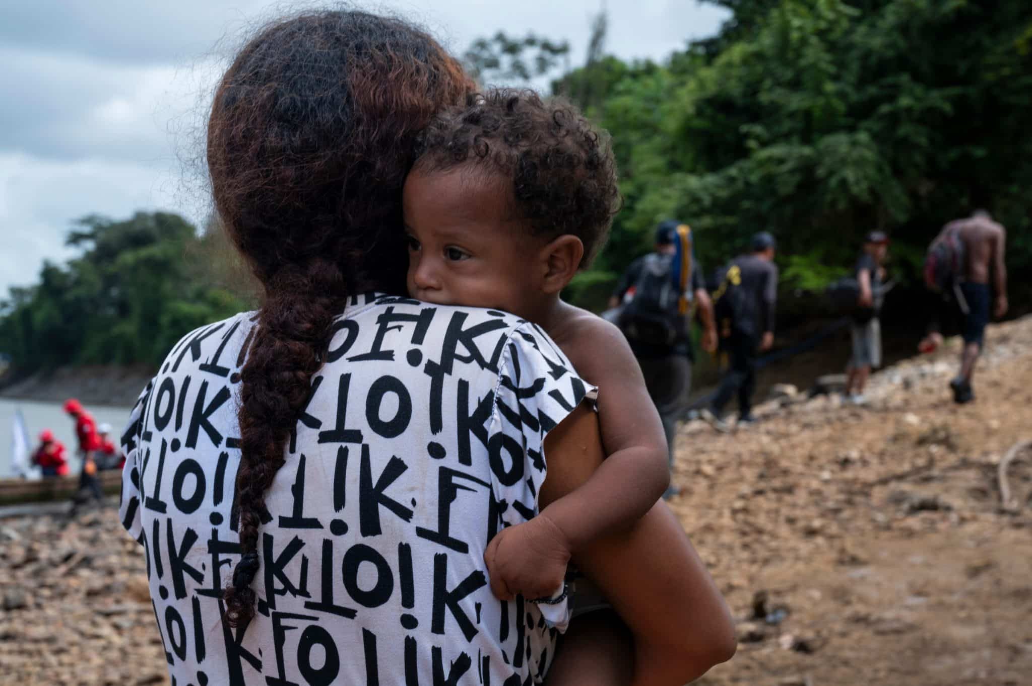 En 2023, le Panama a enregistré 113 180 enfants et plus de 1 000 femmes enceintes qui ont transité par la jungle de Darien sur un total de 520 085 personnes. Soit trois fois plus qu'en 2022© UNICEF/UNI544136/Lepage