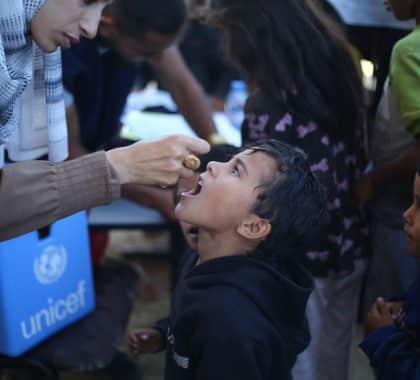 Gaza : fin de la 2e phase de vaccination contre la polio