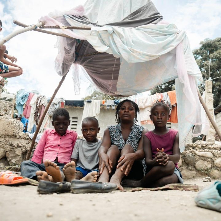 haïti IDP déplacements camps violences armées enfants