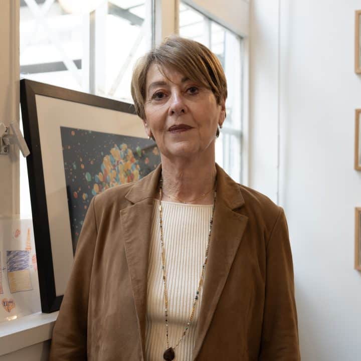 Adeline Hazan, présidente de l'UNICEF France, février 2025. ©UNICEF France/ Steinboim