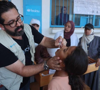 Gaza : la campagne de vaccination de masse contre la polio se poursuit