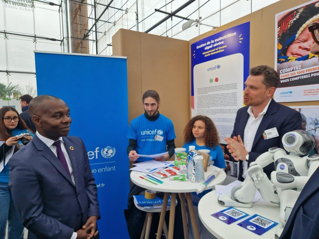 Du 26 au 28 mars, le Village des Solutions a permis à plus d'une centaine d'acteurs de se rencontrer et d'échanger. ©UNICEF