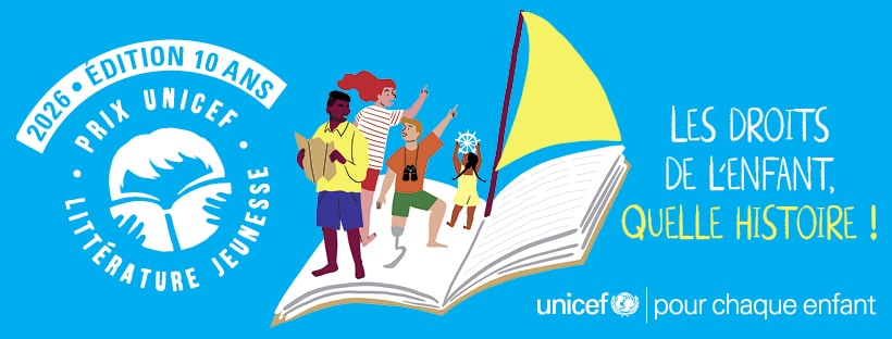 Bannière Prix Unicef littérature jeunesse 2026