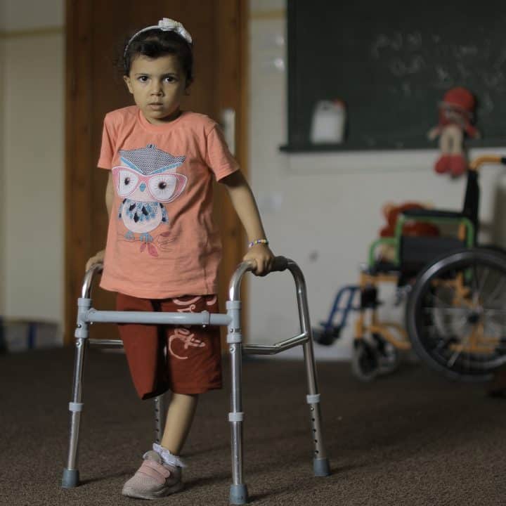 gaza enfant amputée guerre conflit palestine
