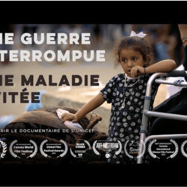 couverture documentaire world polio day Gaza Silent Threat