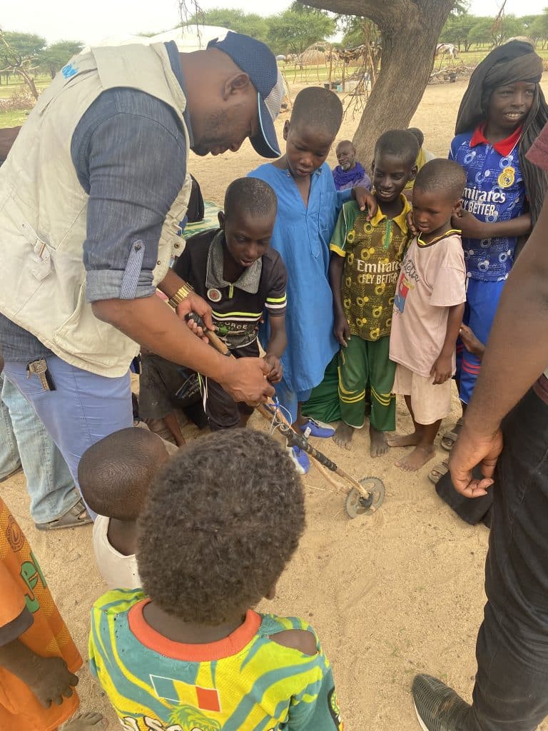 Photo prise en Mauritanie dans le cadre du reportage avec Vakita. © UNICEF