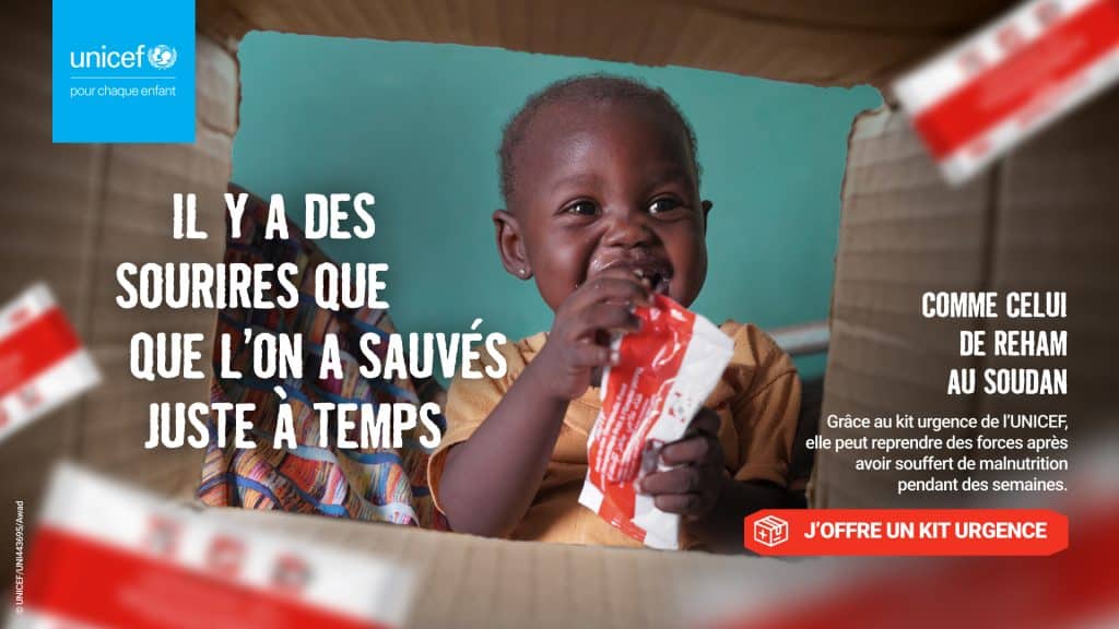 Photo de la petite Reham prise au Soudan